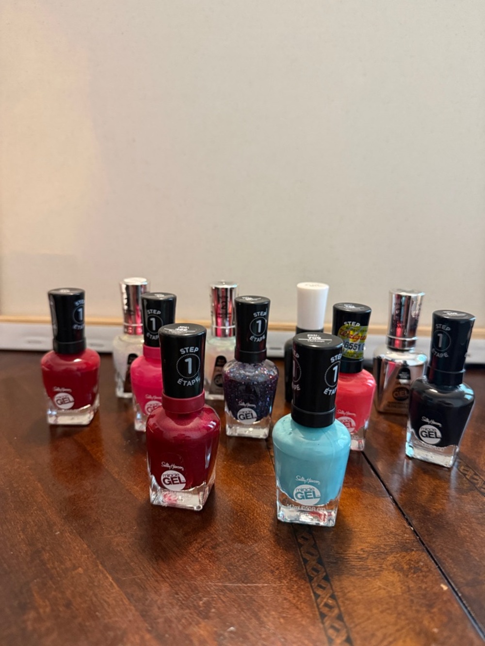 Sally Hansen Miracle Gel Nail Polish Lot - Mixed Colors